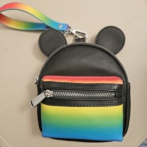 Disney Parks Loungefly Mickey Mouse Belt Pouch Zip-up Wristlet NWOT